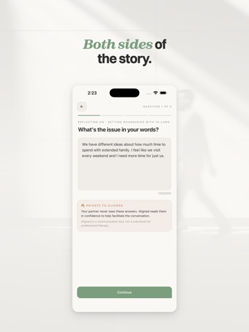 Aligned - Get on the Same Page iPad screenshot