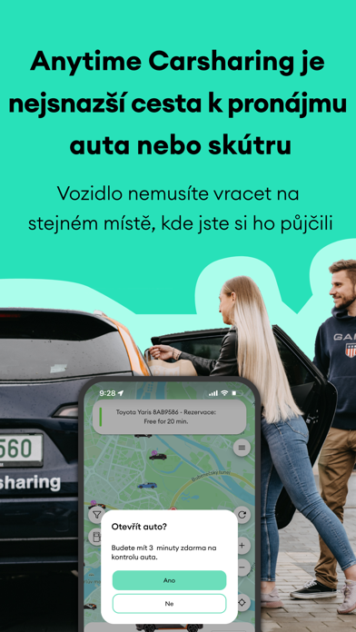 Screenshot #2 pour Anytime Carsharing CZ