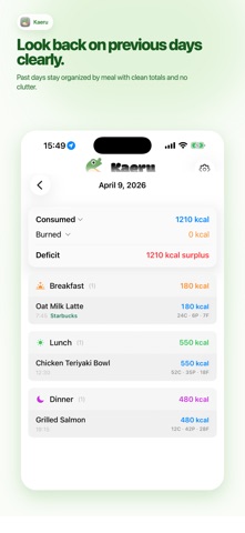 Kaeru – AI Calorie Tracking screenshot