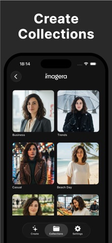 Imagera - AI Photo Generator iPhone screenshot