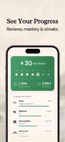 Inku: Japanese Flashcards iPhone screenshot