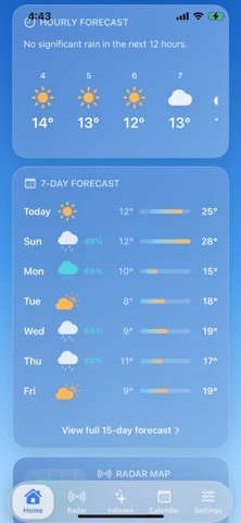 Nimbora: Weather & Radar Screenshot 6 of 6