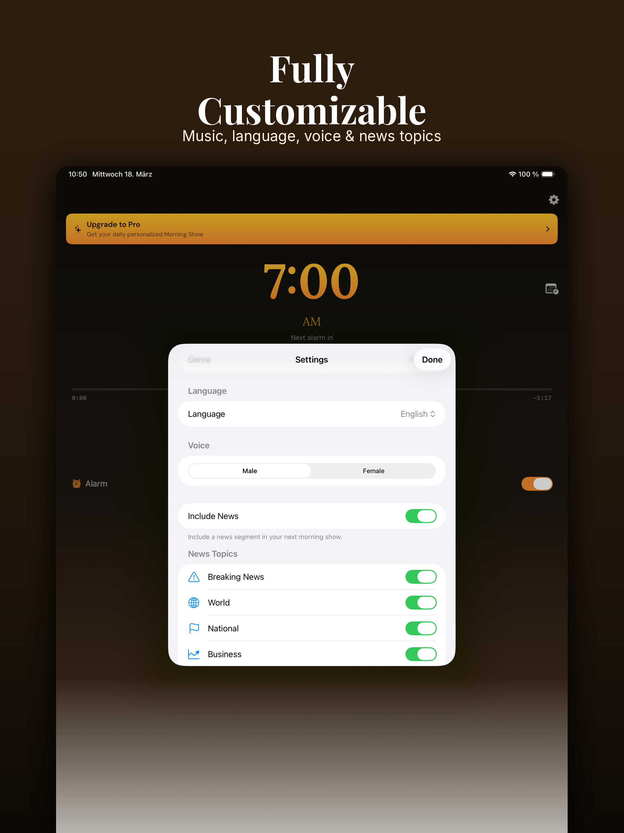 Good Morning: AI Alarm Radio screenshot 8