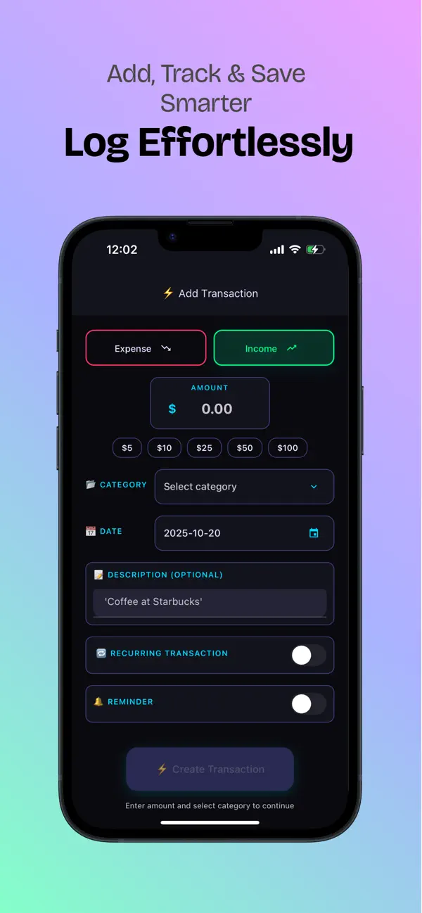 Screenshot #3 pour Budgetx - Personal Budgeting