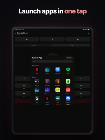 Smart Remote+ iPad screenshot