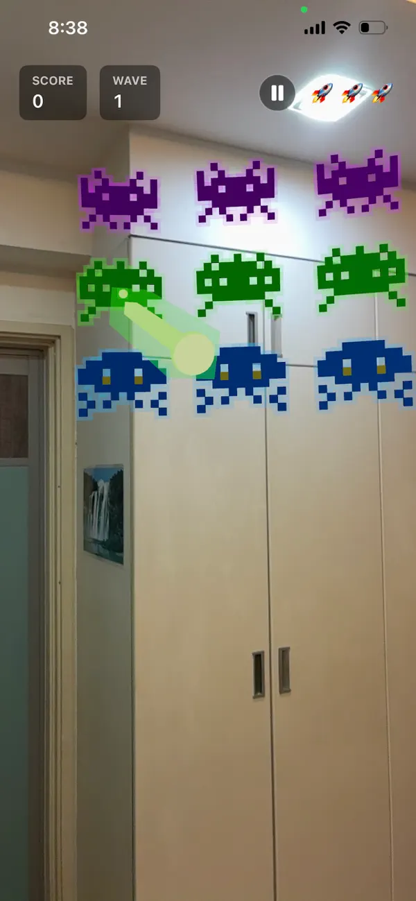 Screenshot #2 pour AR Invaders: Arcade Game