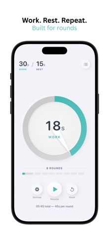 Just Time: Interval Timer screenshot