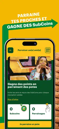 Capture d'écran de Sub Like Me Par Subway® sur iPhone 5