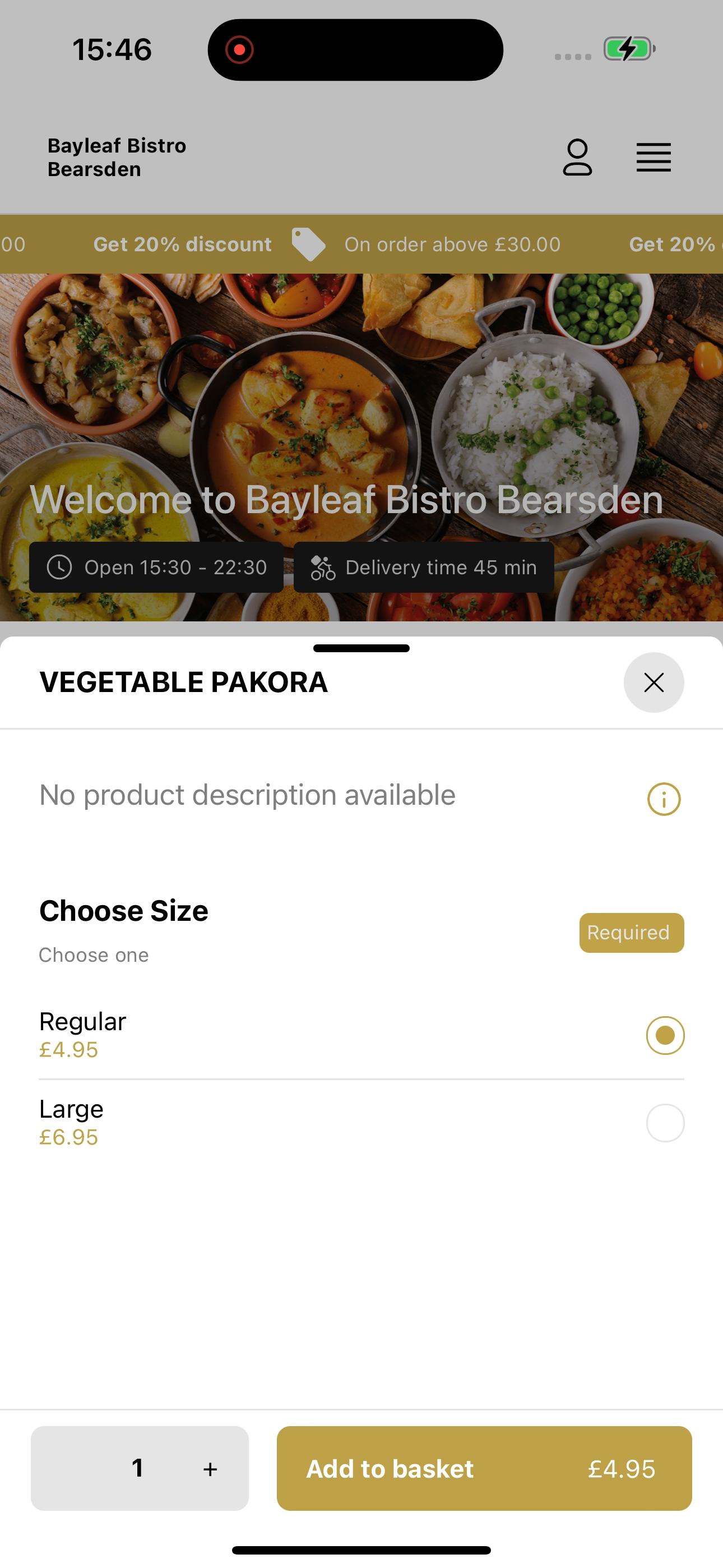 Bay Leaf Bistro & Takeaway UK screenshot 7