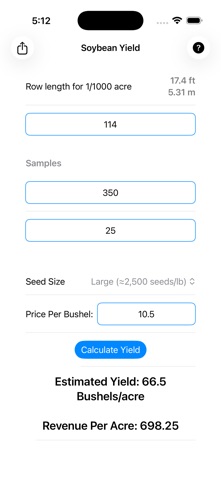 Soybean Yield Estimate screenshot 2
