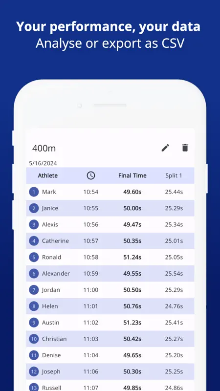 Photo Finish: Automatic Timing screenshot 6 of 6