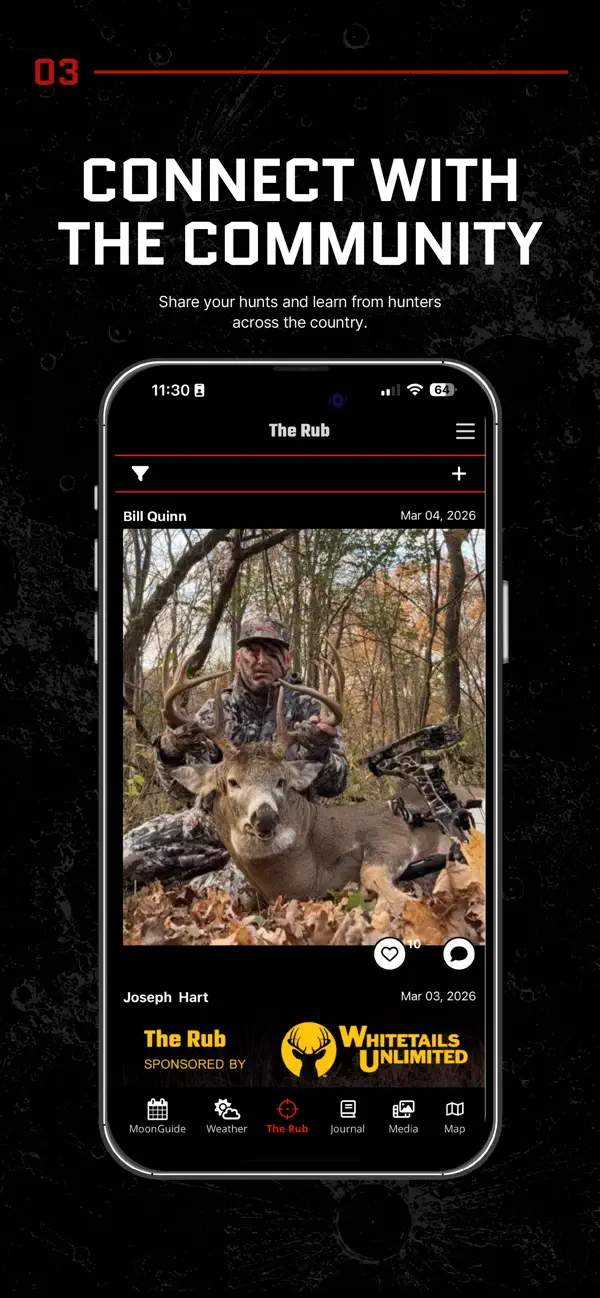 Screenshot #3 pour Deer Hunters MoonGuide 3.0