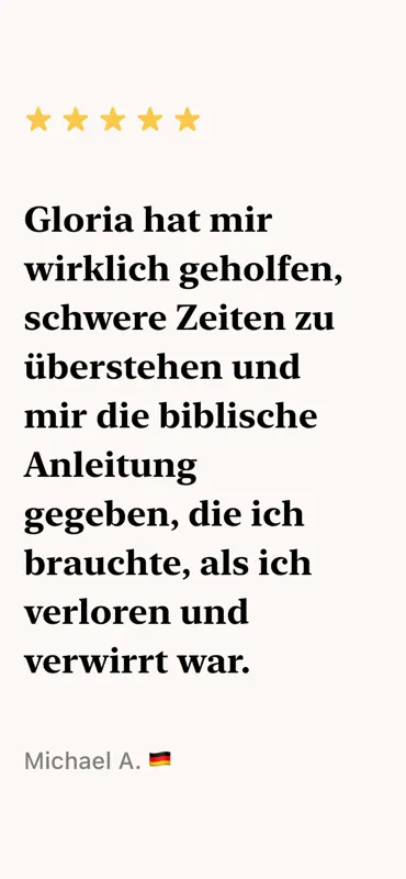 Bible Chat AI Deutsch: Gloria† screenshot 4 of 4