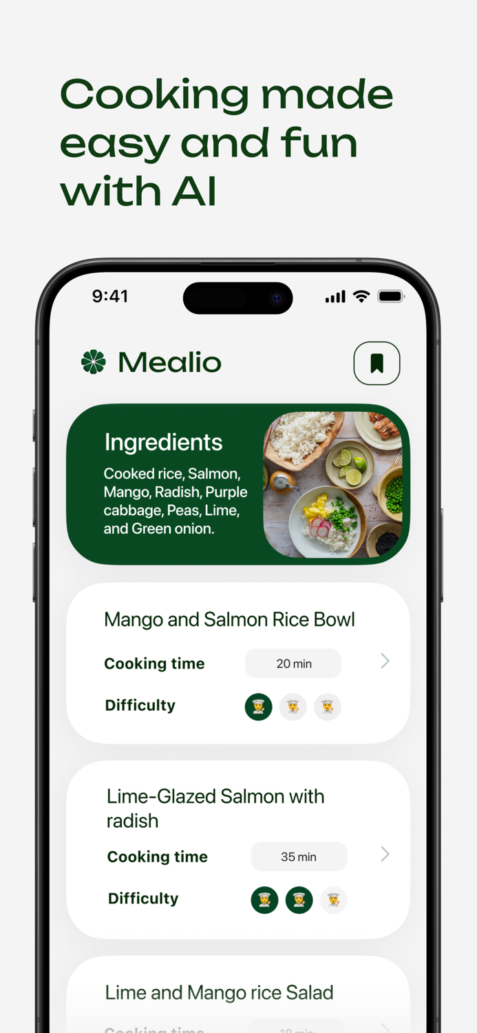 Mealio - Meal Ideas and Recipes