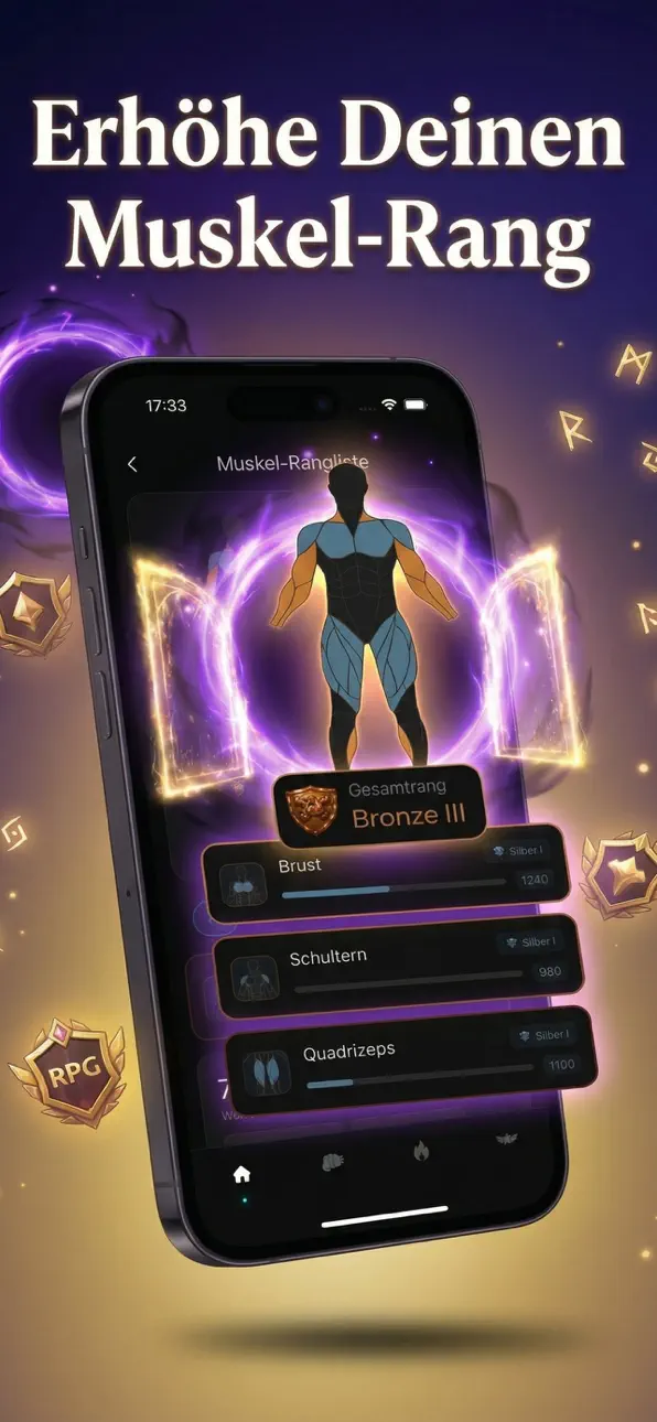 GymLevels: Ranked Gym Workouts iOS Mod IPA screenshot 3 - iOS app interface