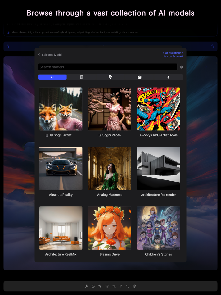#5. Sogni - AI Art Generator (macOS) Podle: we&robot pte ltd