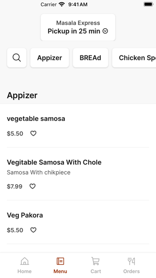 Masala Express To Go iPhone screenshot 2 - Food & Drink app