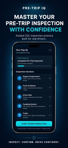 Pre-Trip: CDL Inspection Screenshot 1 of 3