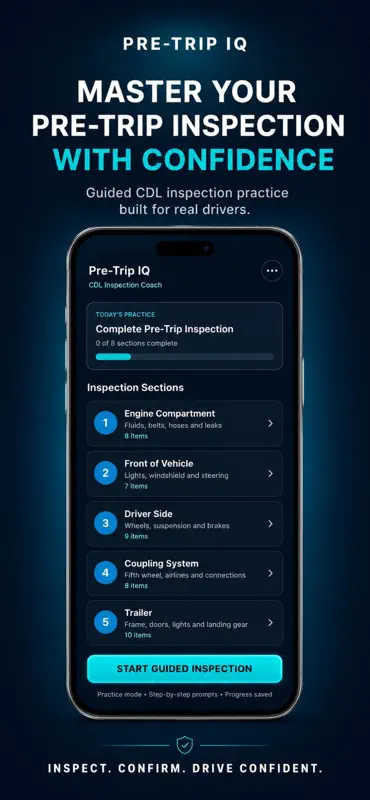 Pre-Trip: CDL Inspection screenshot 1 of 3