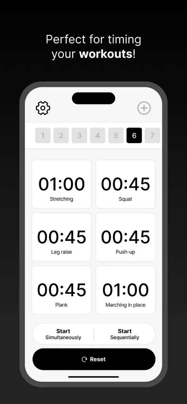 #4. Simply Multi Timer (iOS) Ved: Jisu Jung