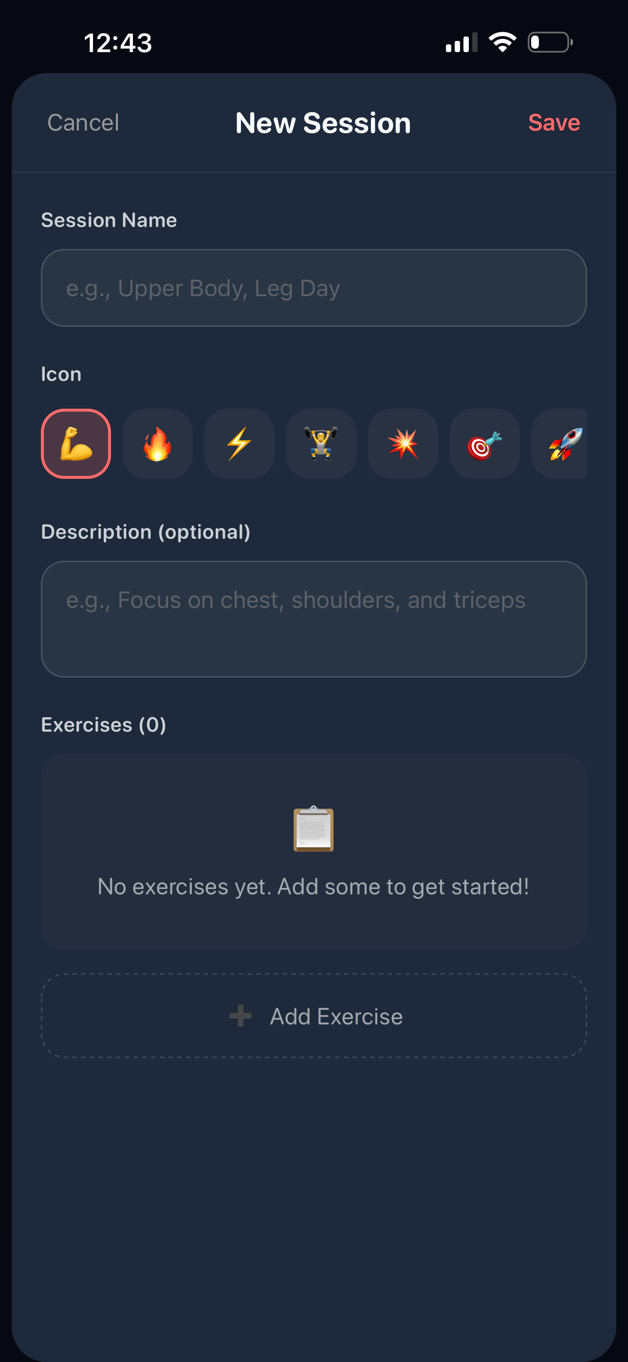 FitLog - Workout Tracker