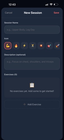 FitLog - Workout Tracker Screenshot 3 of 5
