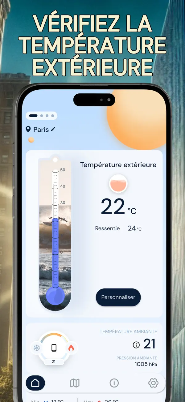 Screenshot #1 pour Thermo - Thermomètre en Direct