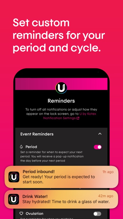 Period Tracker – U by Kotex