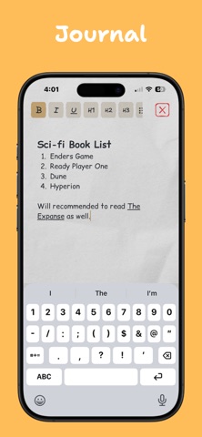 Tasknotes: Tasks Meet Habits Screenshot 2 of 3