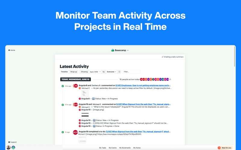 Basecamp: Sprint, Task Manager screenshot