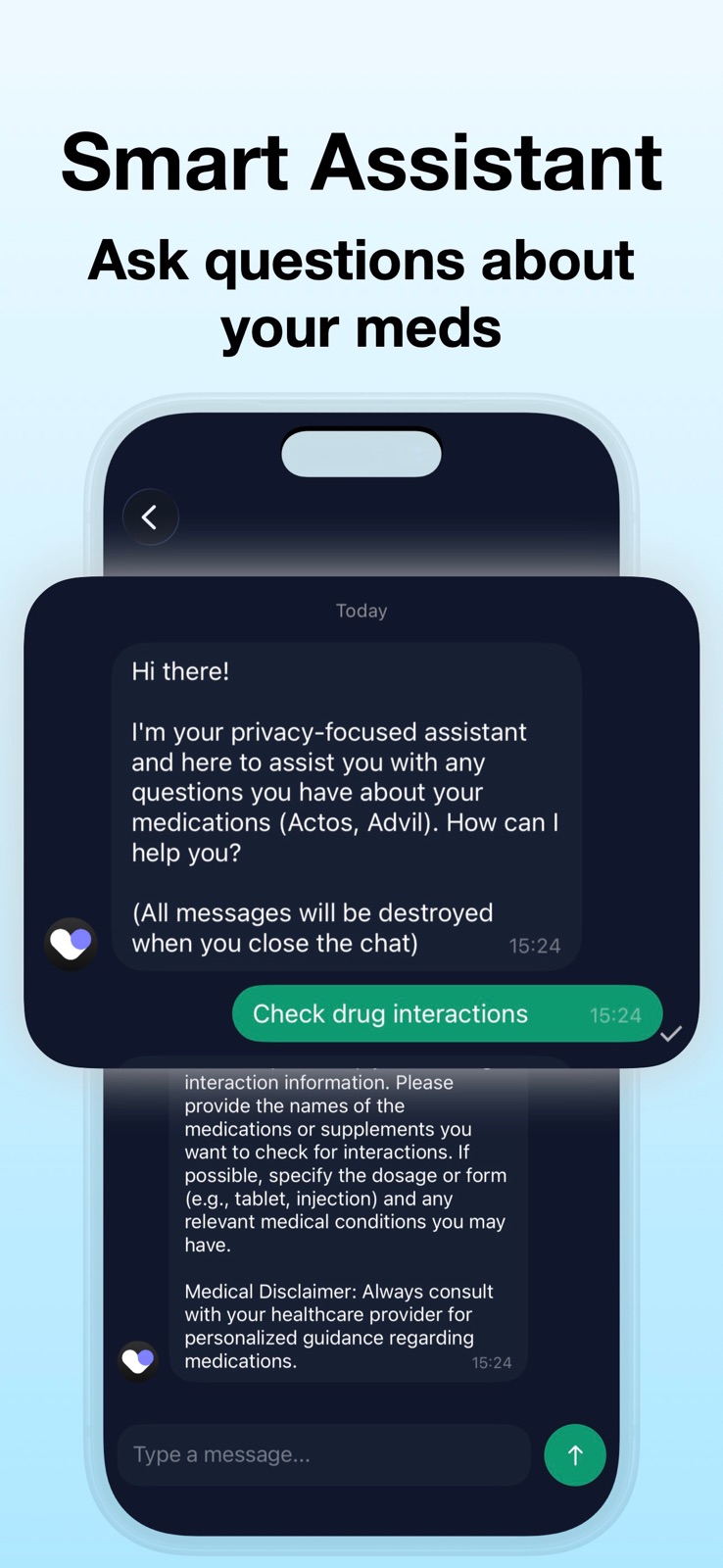 Private Pill Reminder DoseMed iphone screenshot 4