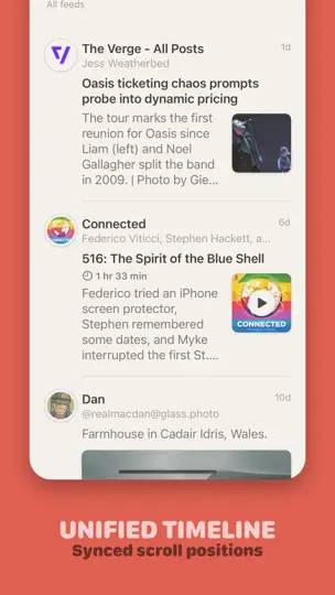 Screenshot von Reeder. auf dem iPhone 2