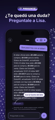 Lisa AI: tus noticias con IA iPhone screenshot 3