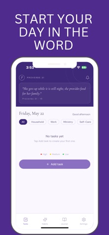 Proverbs 31: Daily Organizer iPhone screenshot