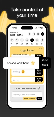 Wasteless -AI productivity app screenshot