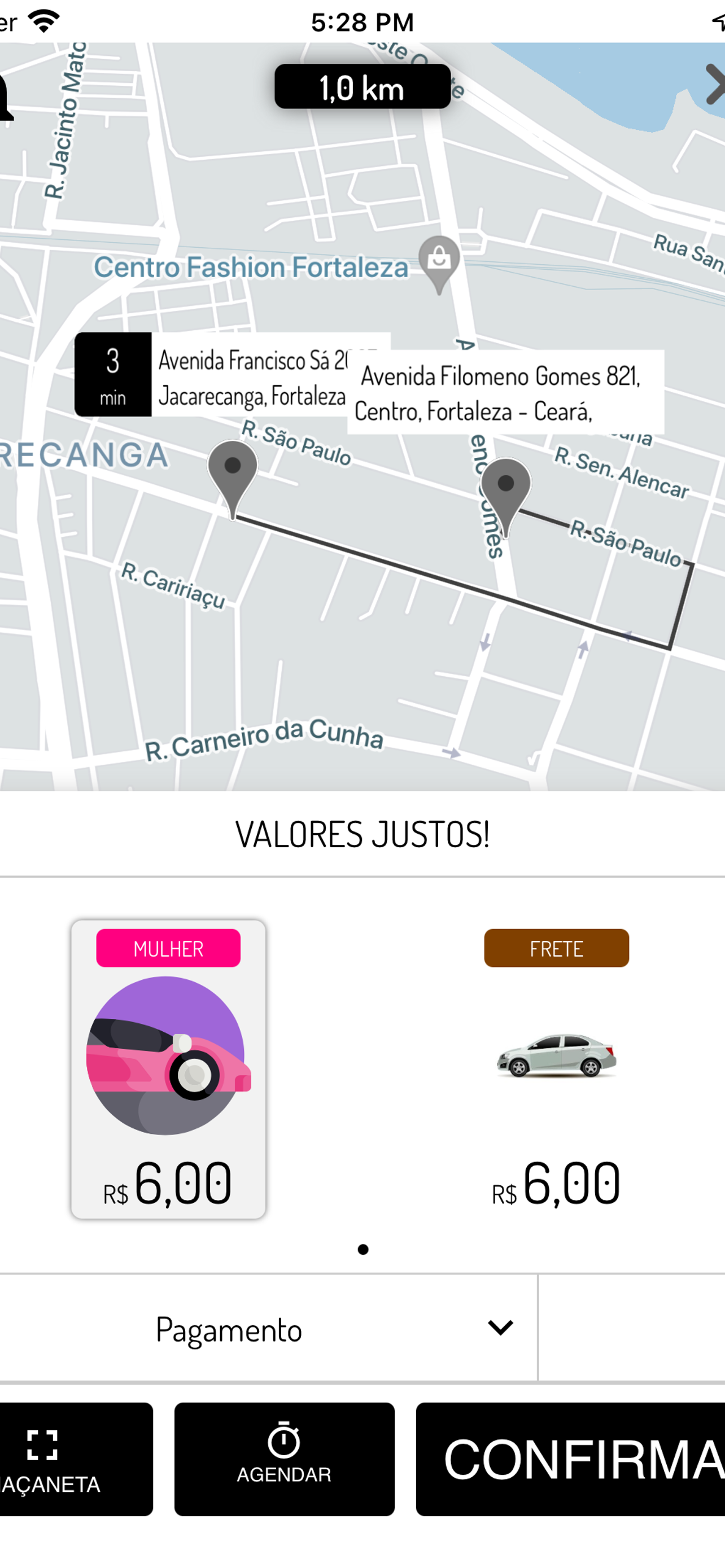 Rota Norte - Cliente