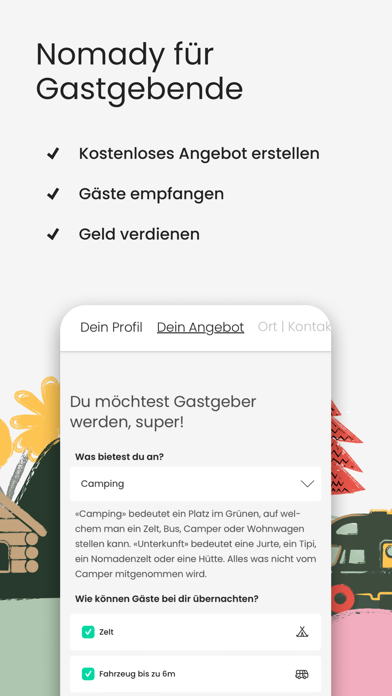 Nomady.camp - Camping & Cabins Screenshot