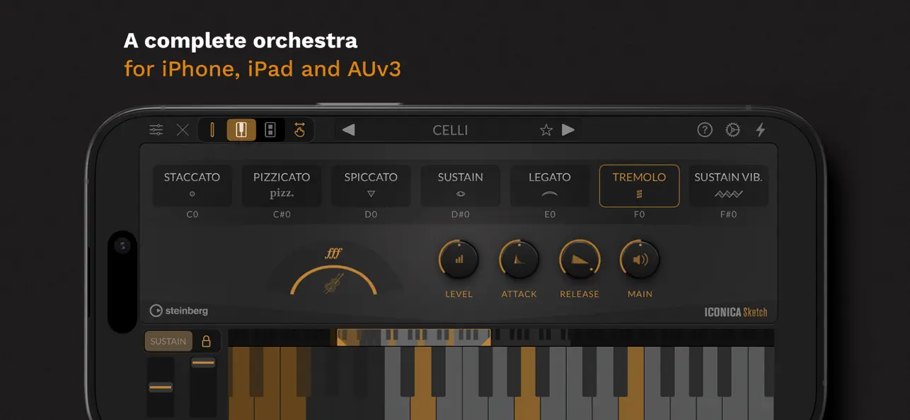Screenshot #1 pour Iconica Sketch - Orchestra app