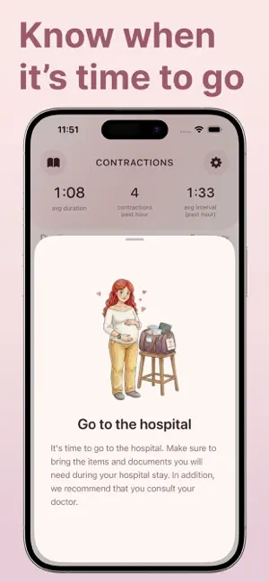 Contraction Timer・ screenshot 3