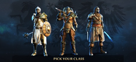 Fight Legends: Sword Fighting - Select from distinct character classes, each embodying a unique combat role and showcasing varied equipment styles for strategic play.