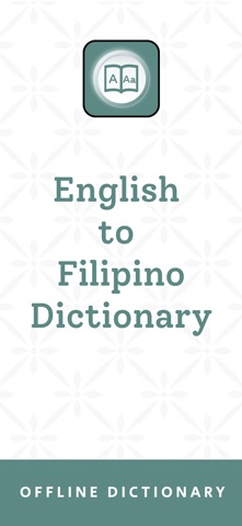 Filipino | Filipino Dictionary screenshot