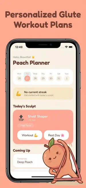 Peaches! - Grow Your Glutes screenshot 1