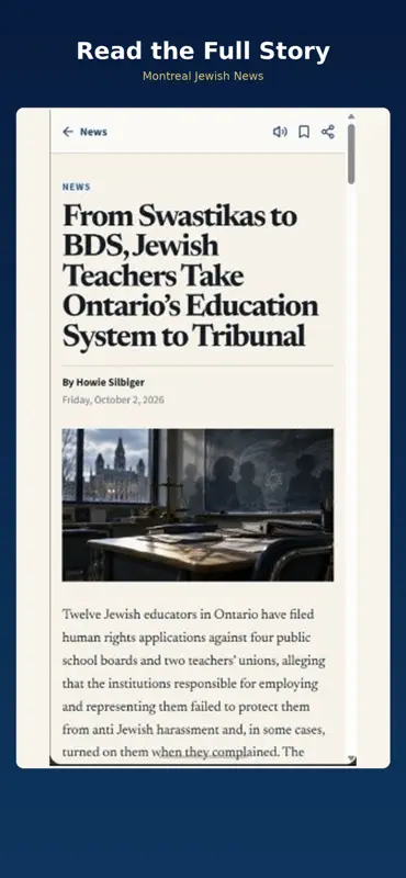 The Montreal Jewish News screenshot 3 of 5