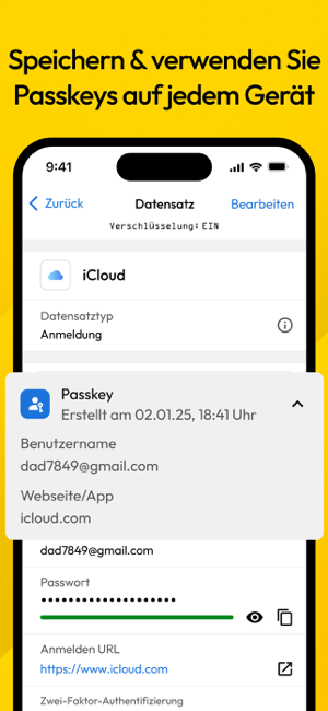 Keeper Passwort-Manager Screenshot