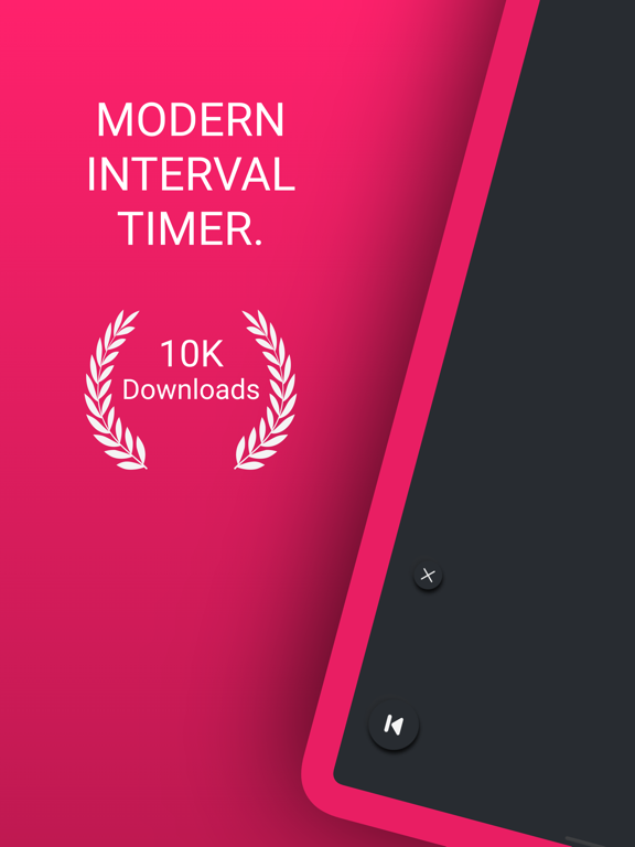 i.Timer: HIIT, interval timer iPad screenshot 1 - Health & Fitness app