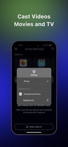 Screen Mirroring ◦ Smart Cast iPhone screenshot