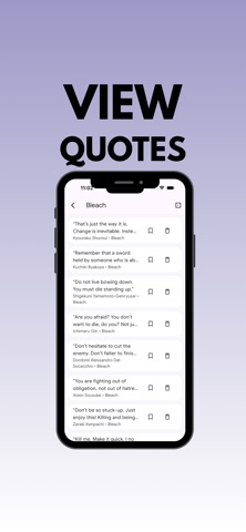 +8,500 Anime Quotes Screenshot 2 of 5
