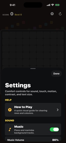 Neon Grid Blocks screenshot