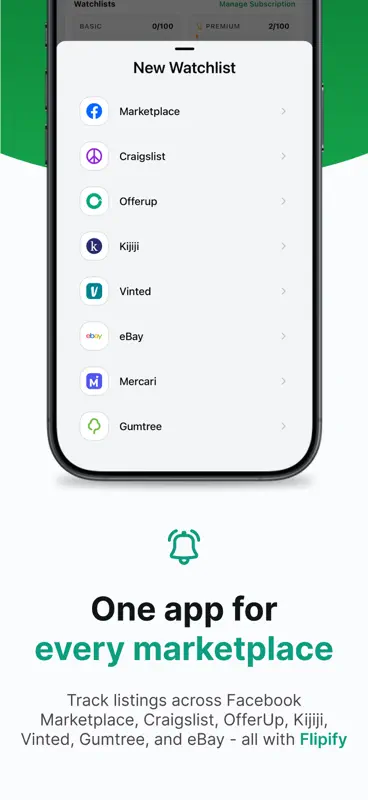 Flipify: Marketplace Alerts screenshot 2 of 6