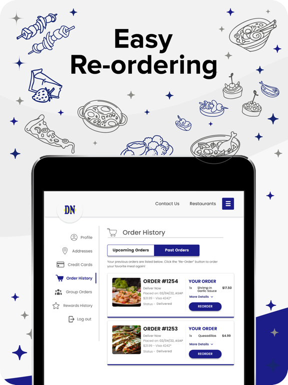 Delivery Now iPad screenshot 2 - Food & Drink app